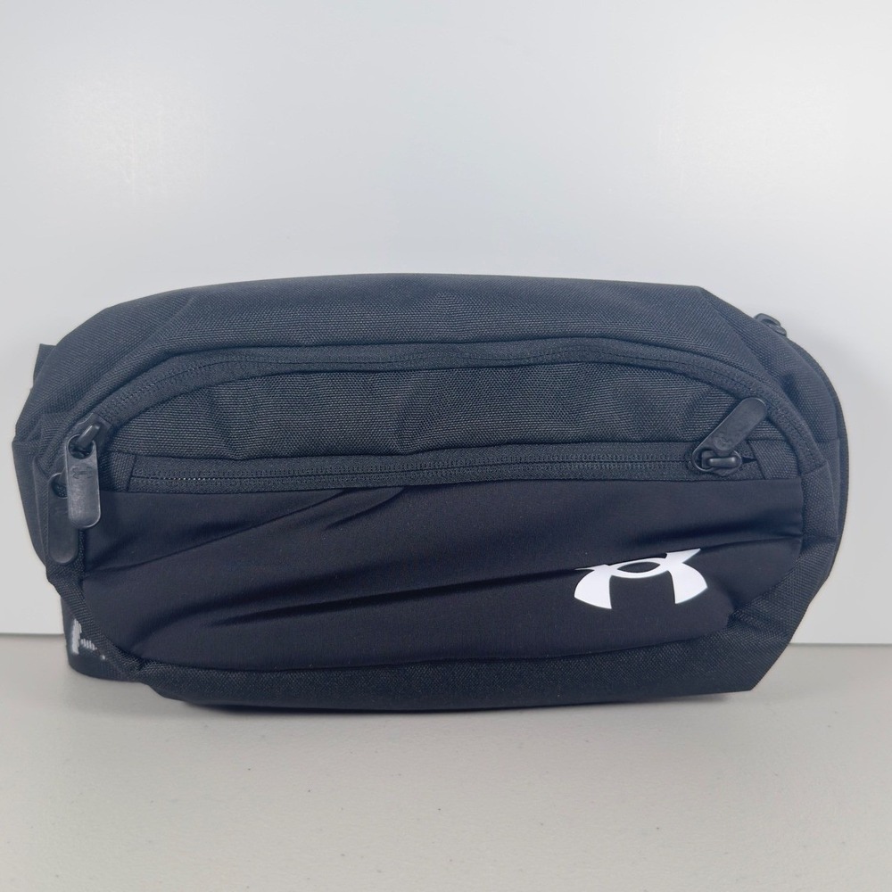 Under Armour Flex Waist Bag Black UA Storm Water Repellent Hip Pack OSFA New - Picture 3 of 12